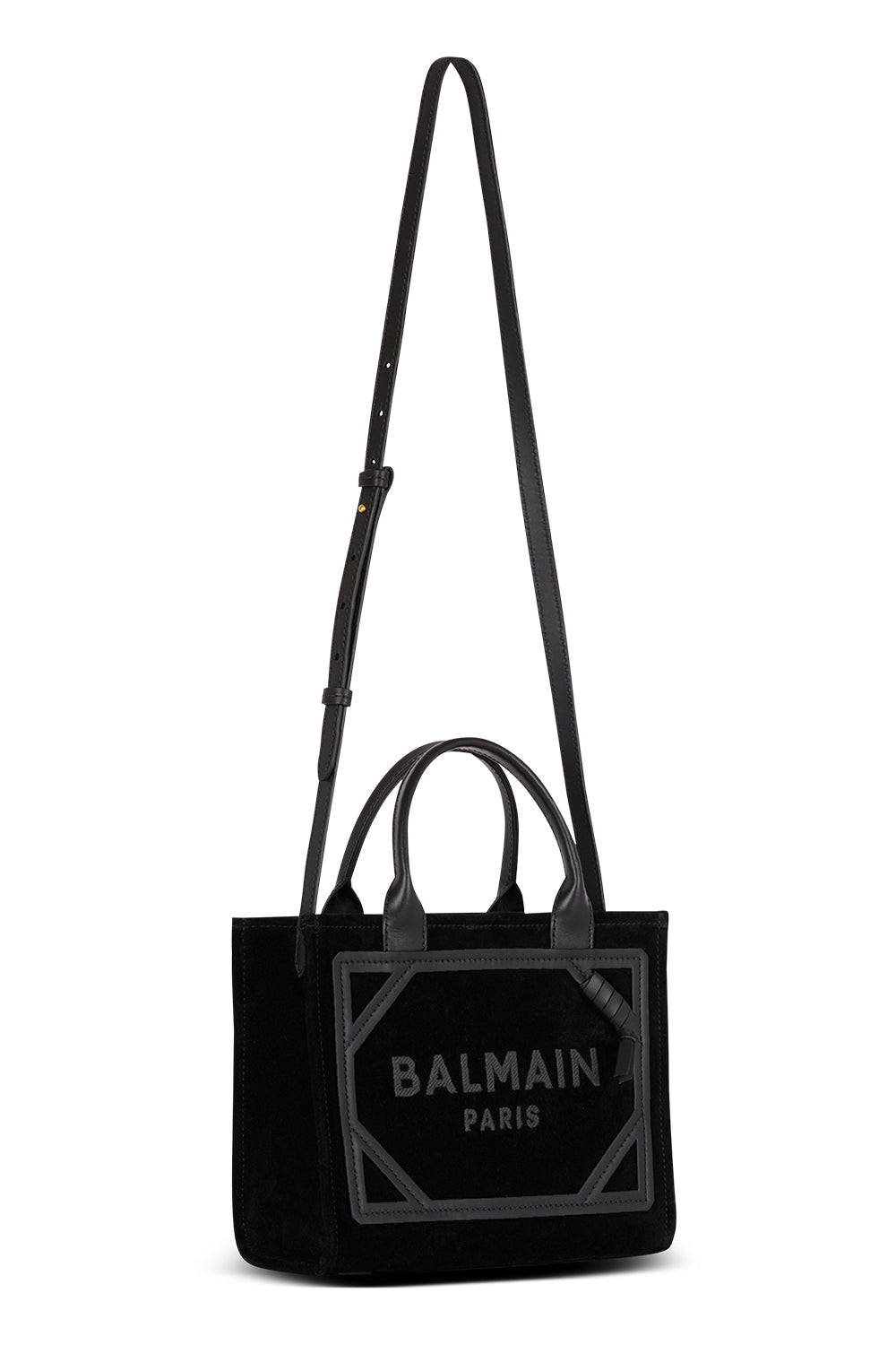 B-ARMY SHOPPER TOTE - NOIR-NOIR-O/S-HANDBAGSPECIALPOP UP-BALMAIN