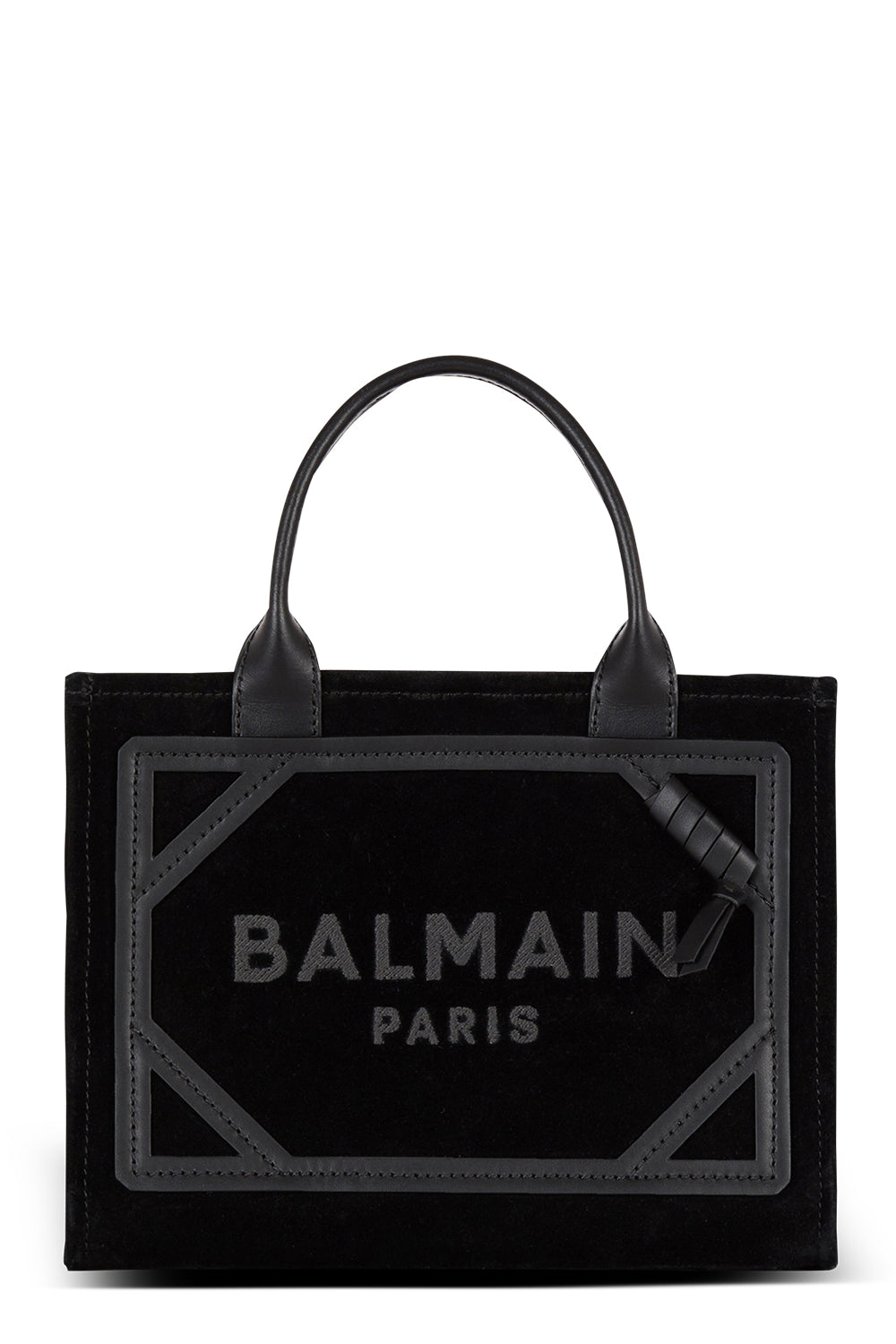 B-ARMY SHOPPER TOTE - NOIR-NOIR-O/S-HANDBAGSPECIALPOP UP-BALMAIN