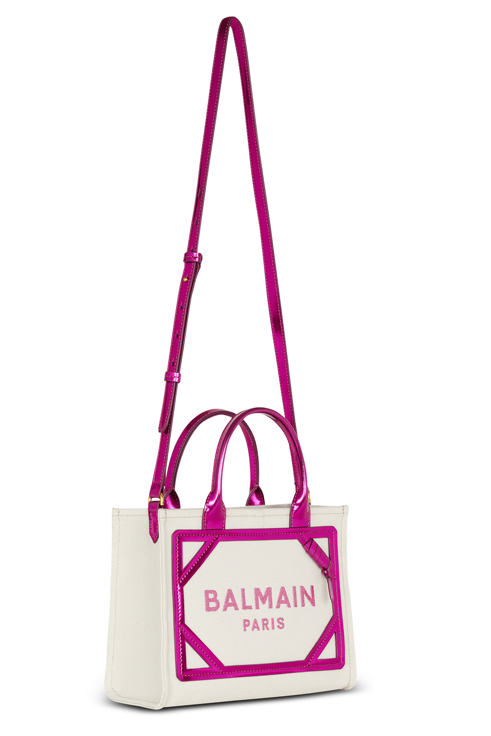 BALMAIN-B-Army Small Tote Bag-ECRUFXSH