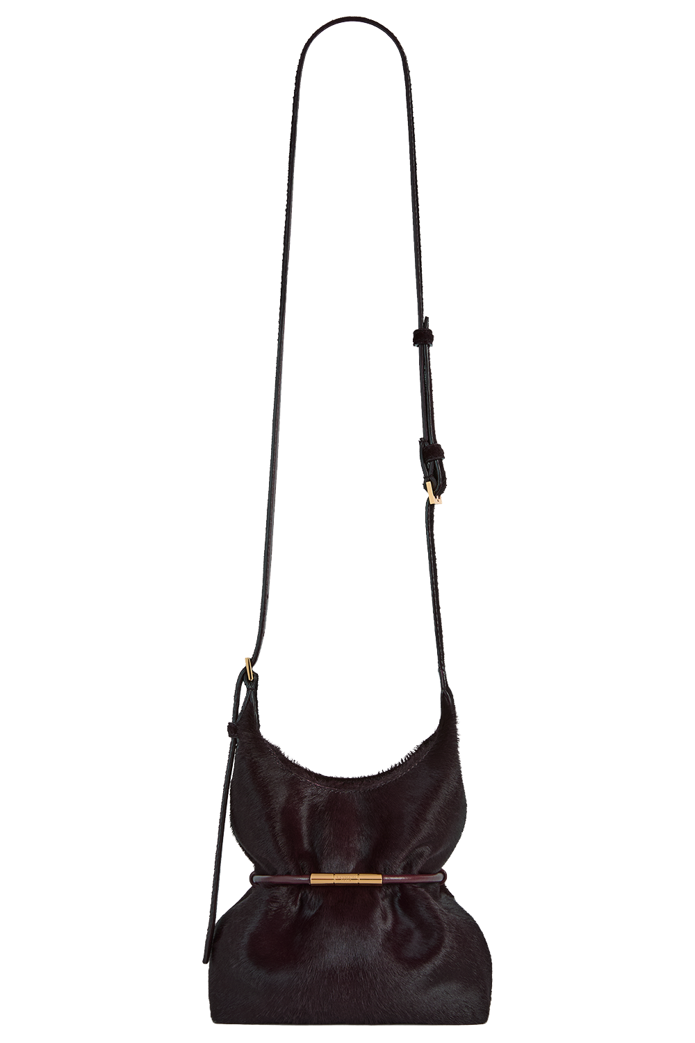 Sphynx Mini Pony Bag-RED-HANDBAGTOP HANDLE-BALMAIN
