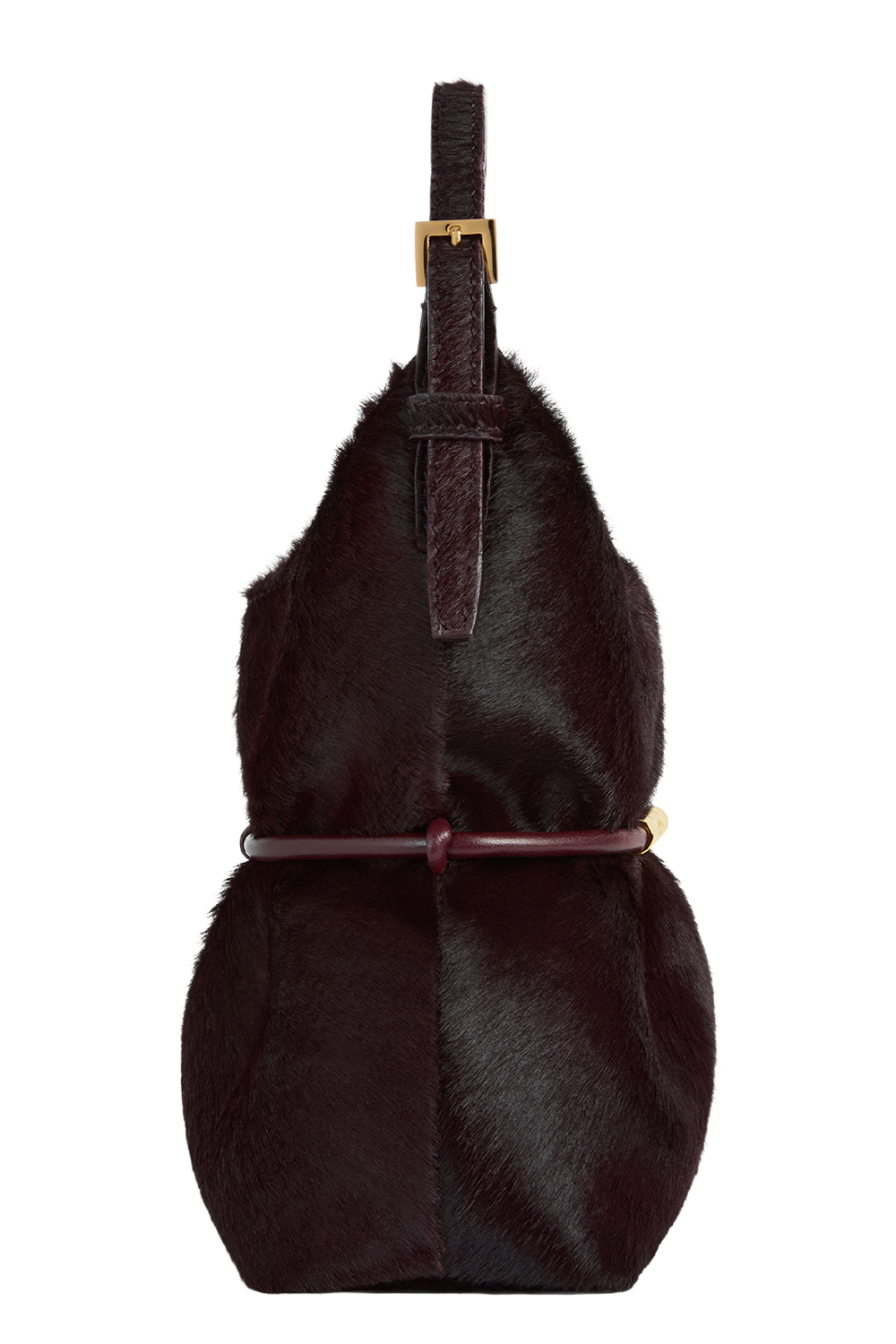 Sphynx Mini Pony Bag-RED-HANDBAGTOP HANDLE-BALMAIN