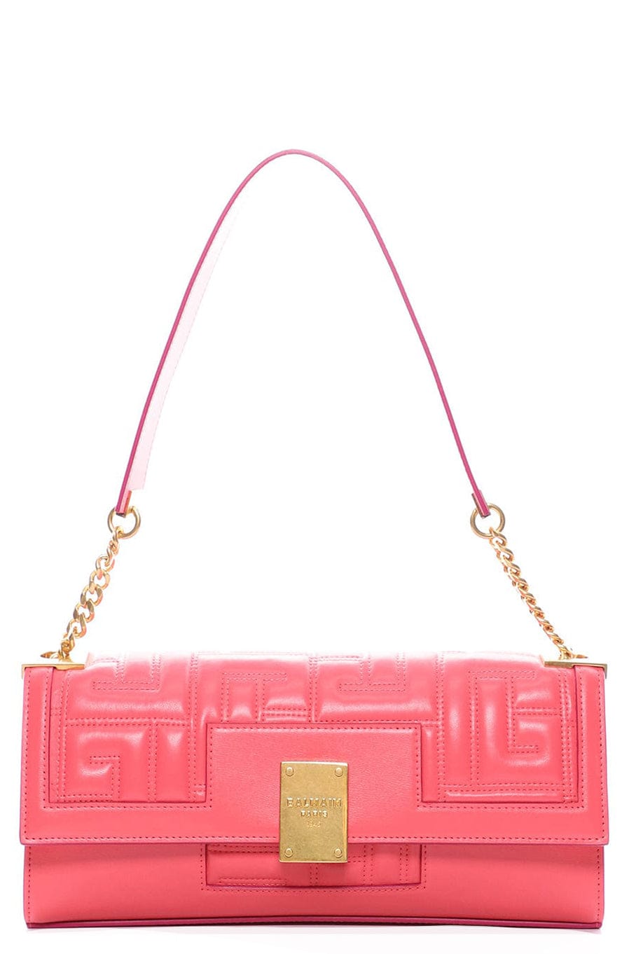 BALMAIN-1945 Day Clutch-SALMON
