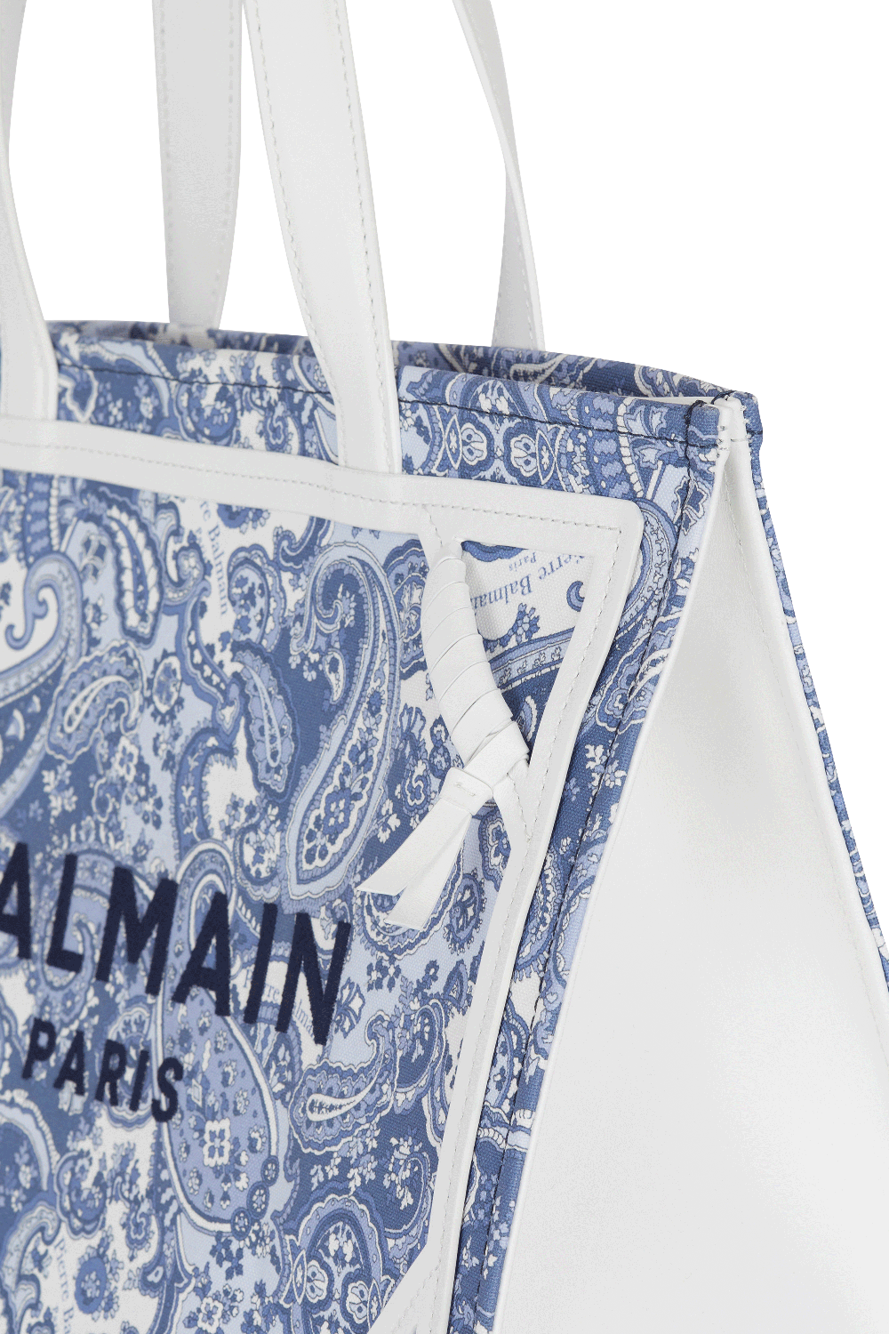 BALMAIN-B-Army 42 Tote - Bleu Paisley-BLEUPALE