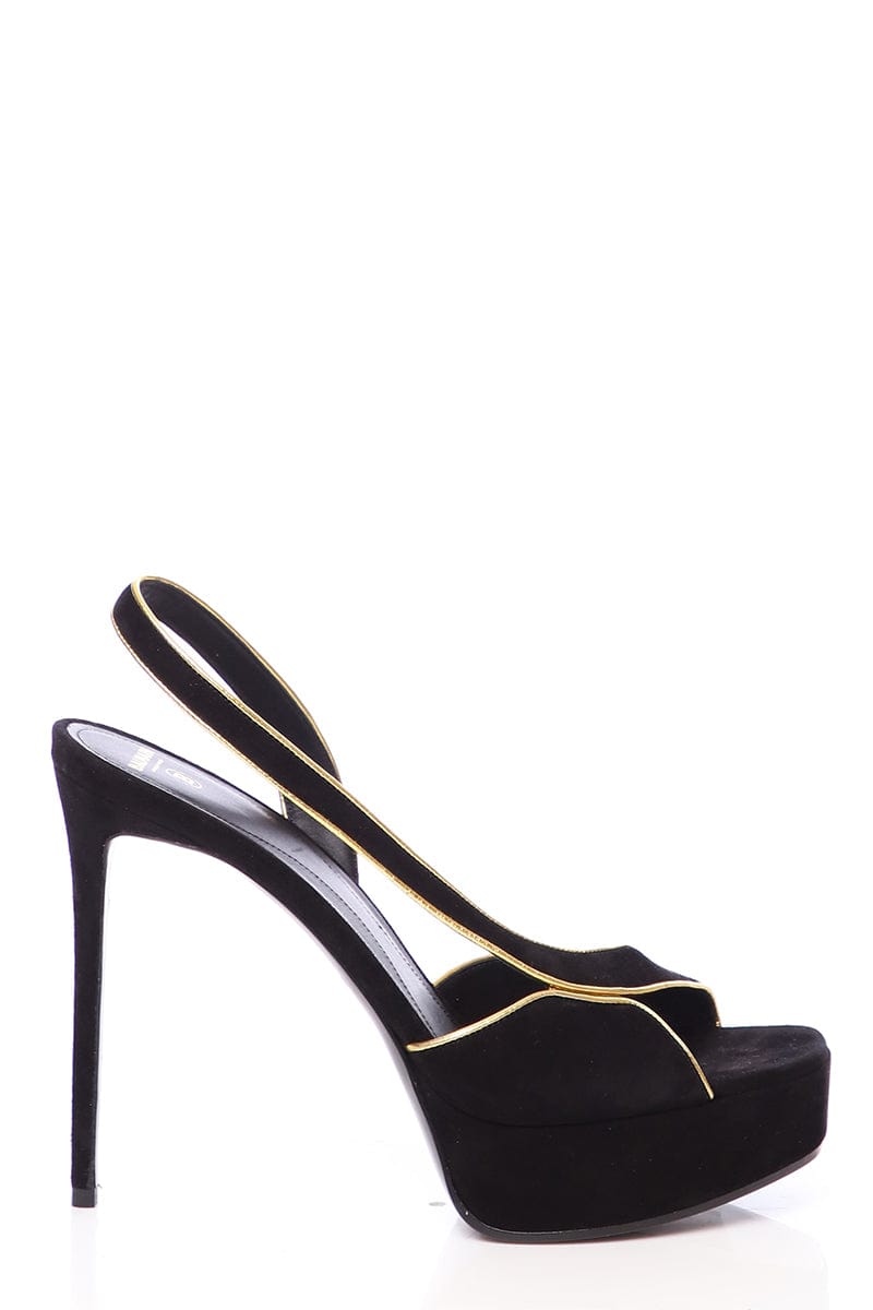 BALMAIN-Uta Suede Sandals-