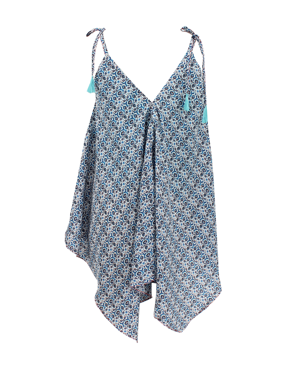 BASTA SURF-Sleeveless Double V-Neck Asymmetrical Dress-