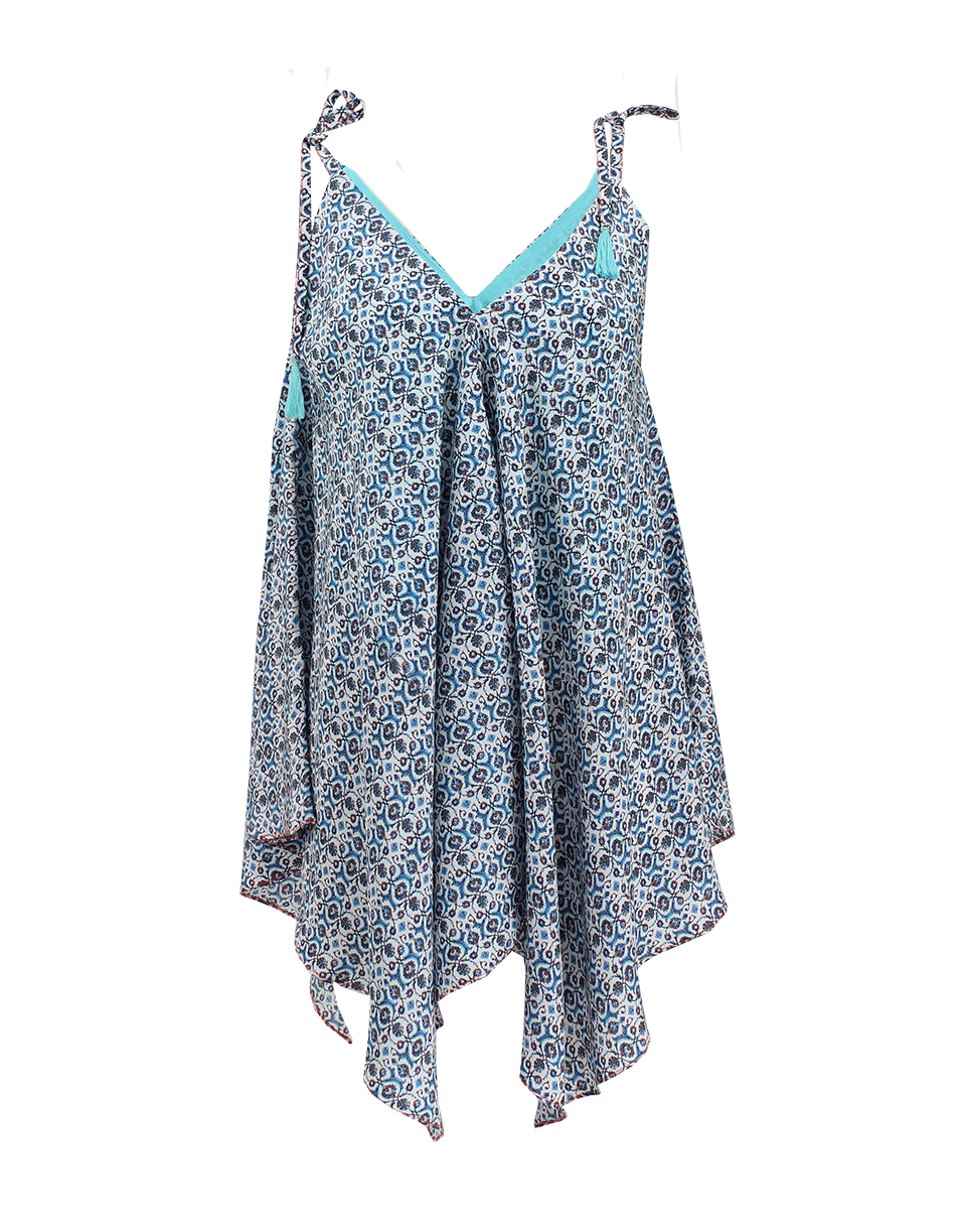 BASTA SURF-Sleeveless Double V-Neck Asymmetrical Dress-