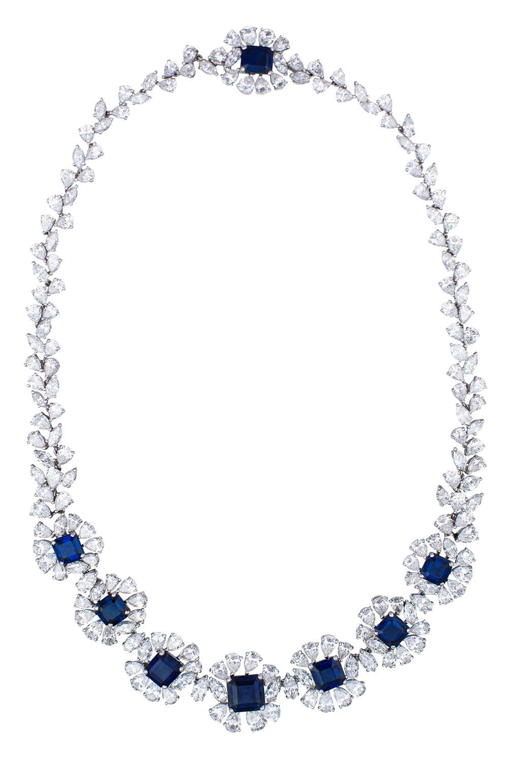 Sapphire Diamond Necklace JEWELRYFINE JEWELNECKLACE O BAYCO   
