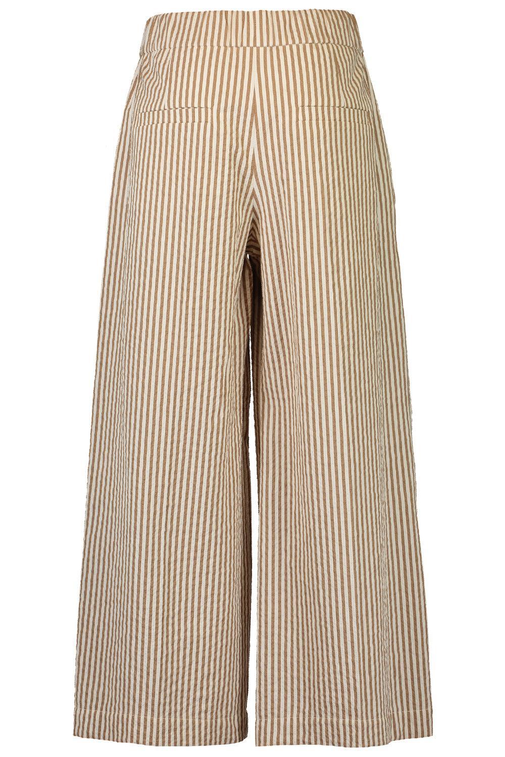 Stripe Elastic Waist Pant-STRIPE-38-CLOTHINGPANTCASUAL-BRUNELLO CUCINELLI