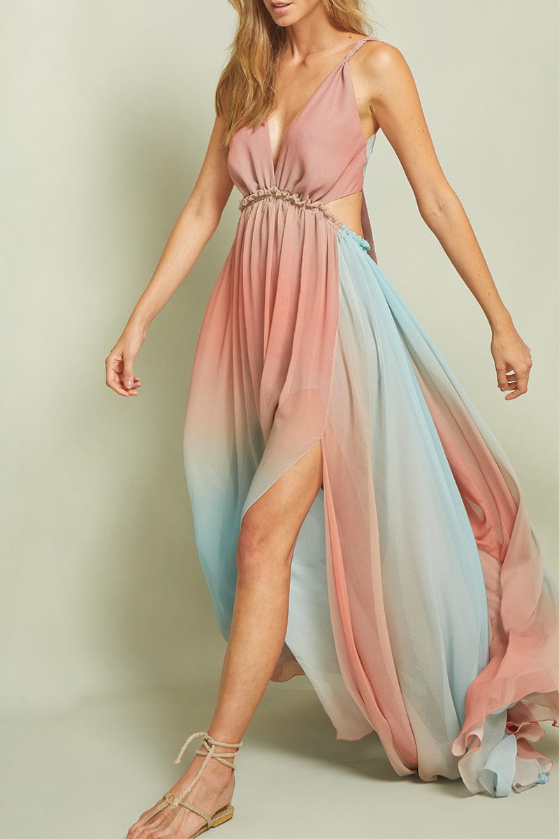 BEATRIZ CAMACHO-Dua Dress Maxi With Slits-