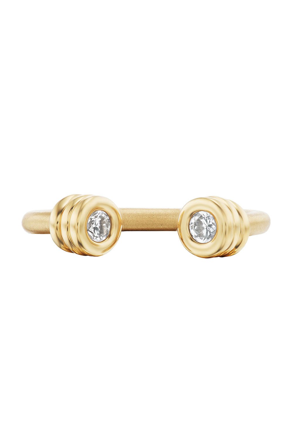 BECK JEWELS-Open Grotto Diamond Ring-YELLOW GOLD