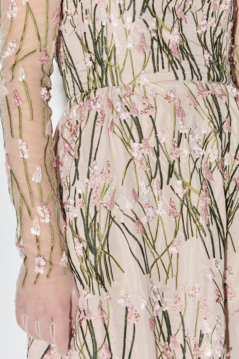 BERNADETTE-Dette Embroidered Dress-