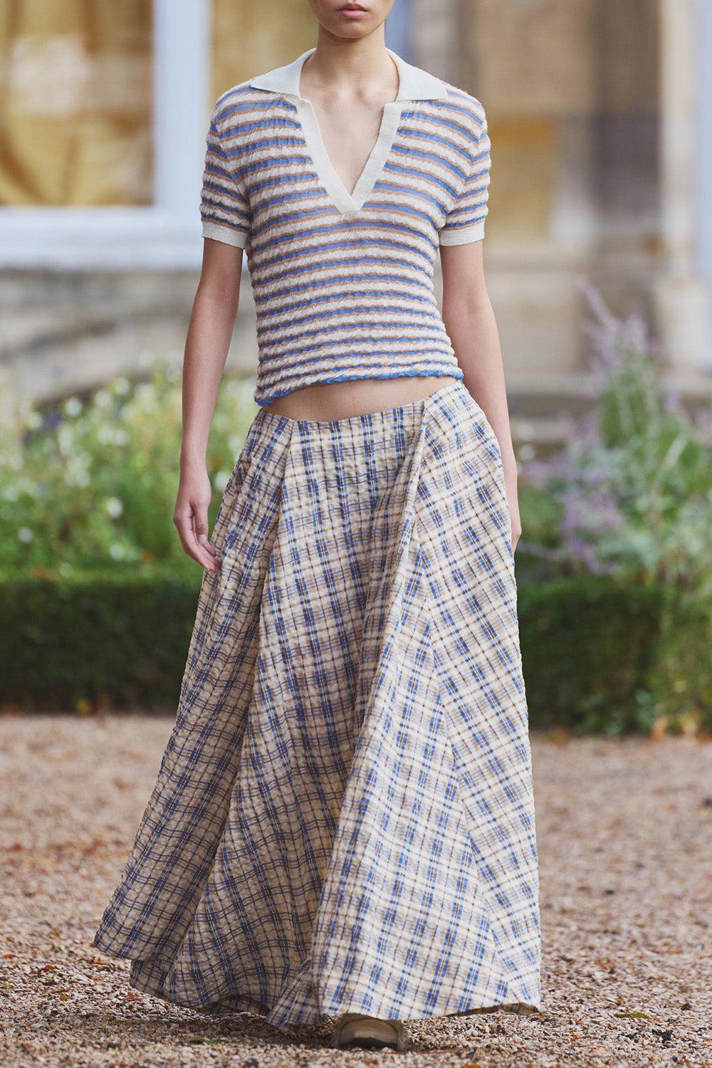 Kennedy Midi Skirt-GEOMTRC-34-CLOTHINGSKIRTMIDI-BERNADETTE