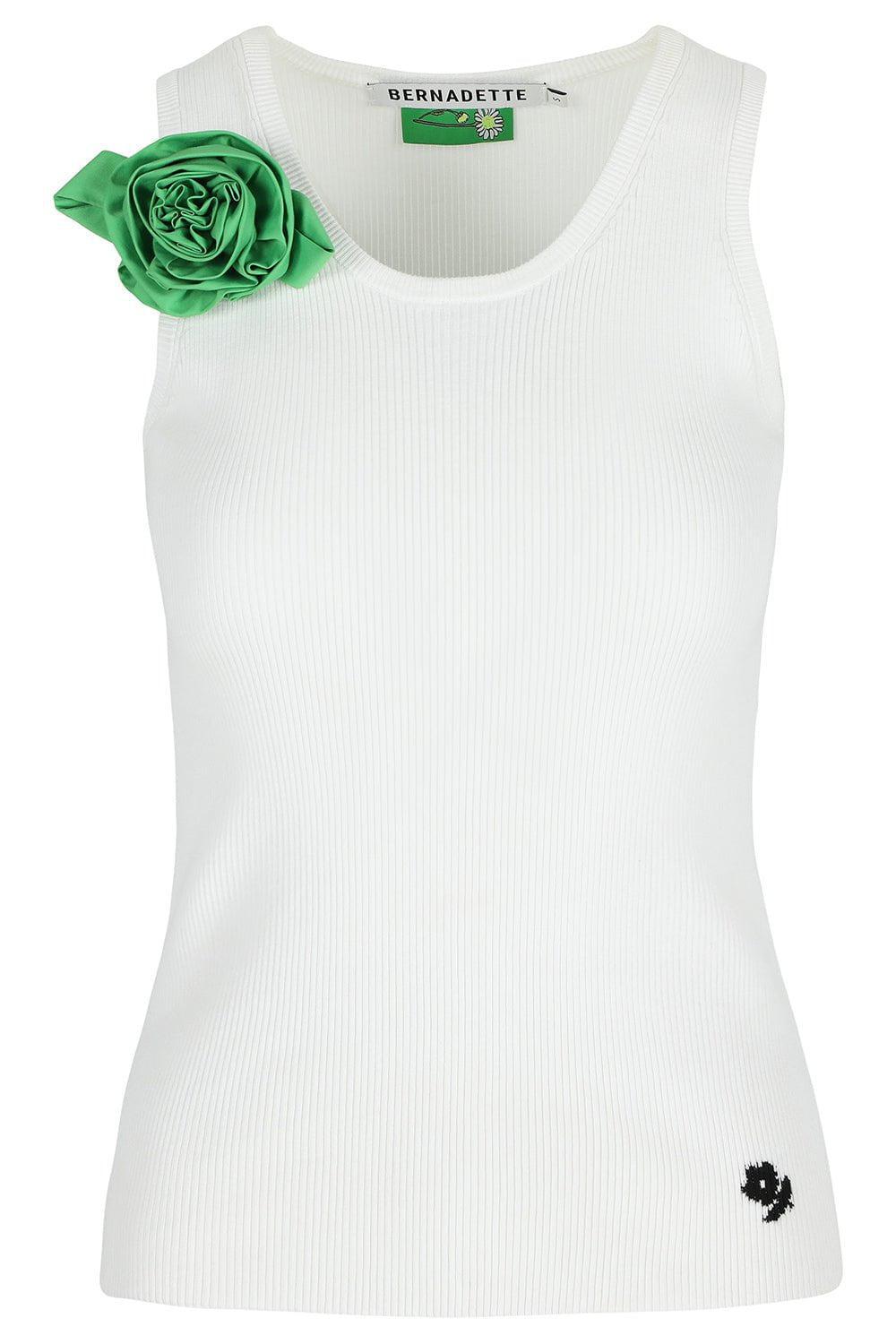 BERNADETTE-Marcel Top - Ivory Green-