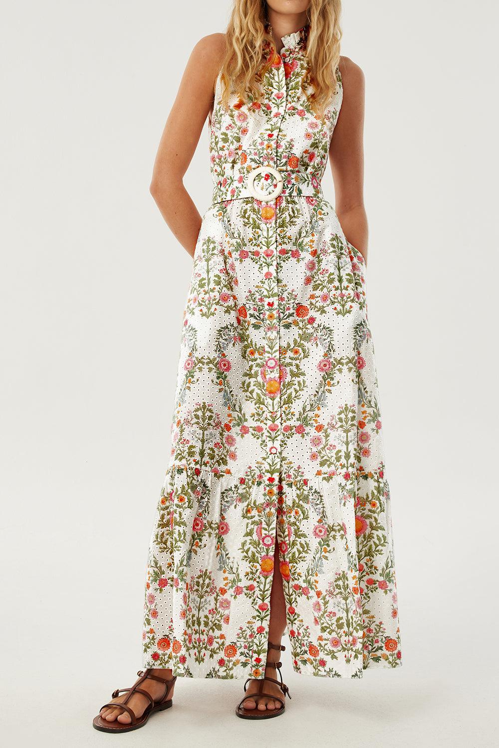 Biba Dress - Peony Drip