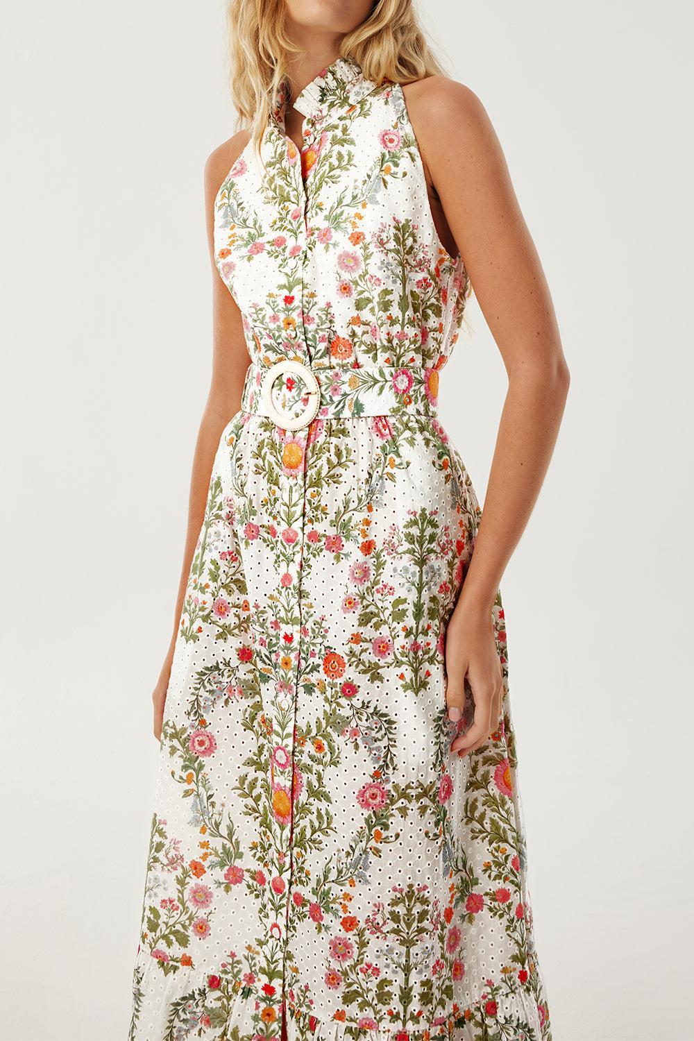 Biba Dress - Peony Drip