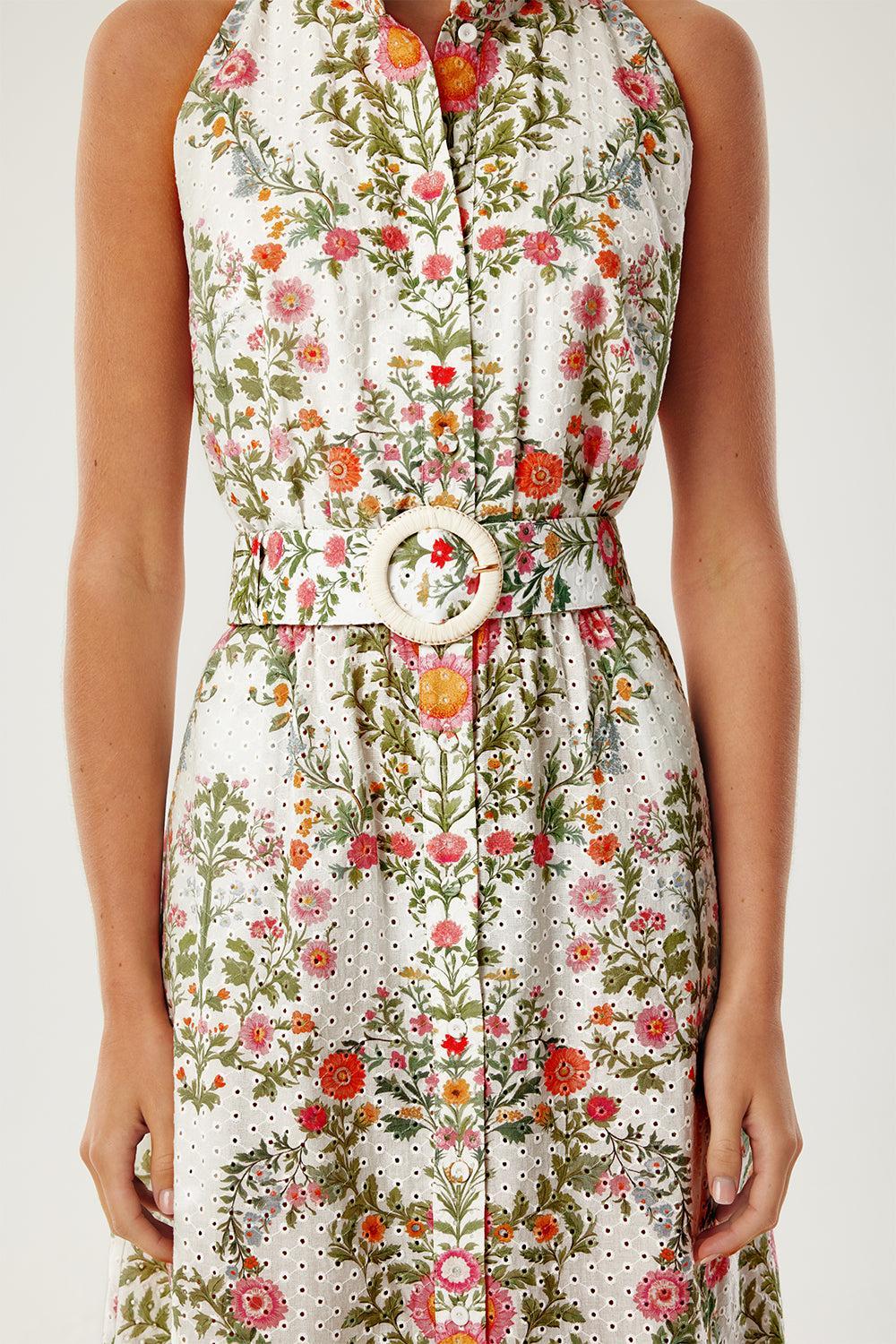 Biba Dress - Peony Drip