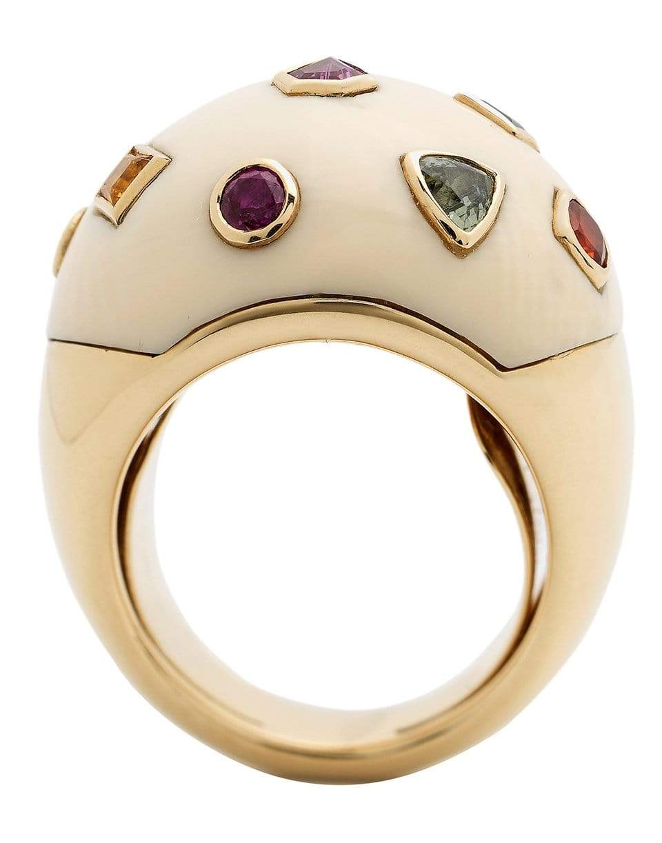 BIBI VAN DER VELDEN-Heritage Pop Art Ring-YELLOW GOLD