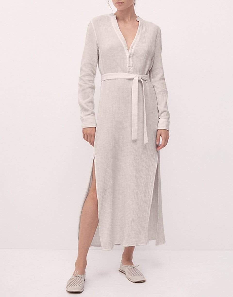 BIRD & KNOLL-Frieda Shirtdress - Grey-