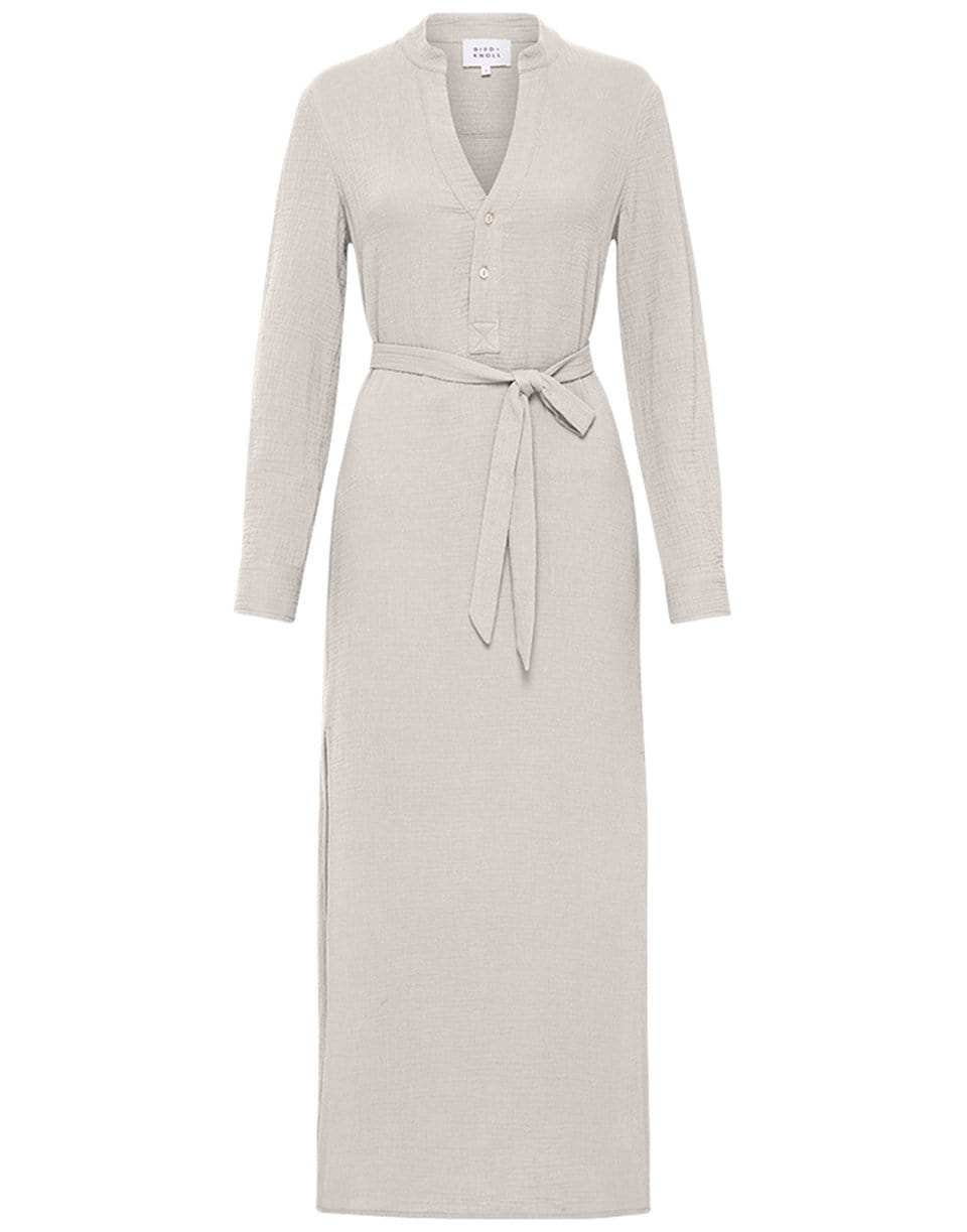 BIRD & KNOLL-Frieda Shirtdress - Grey-