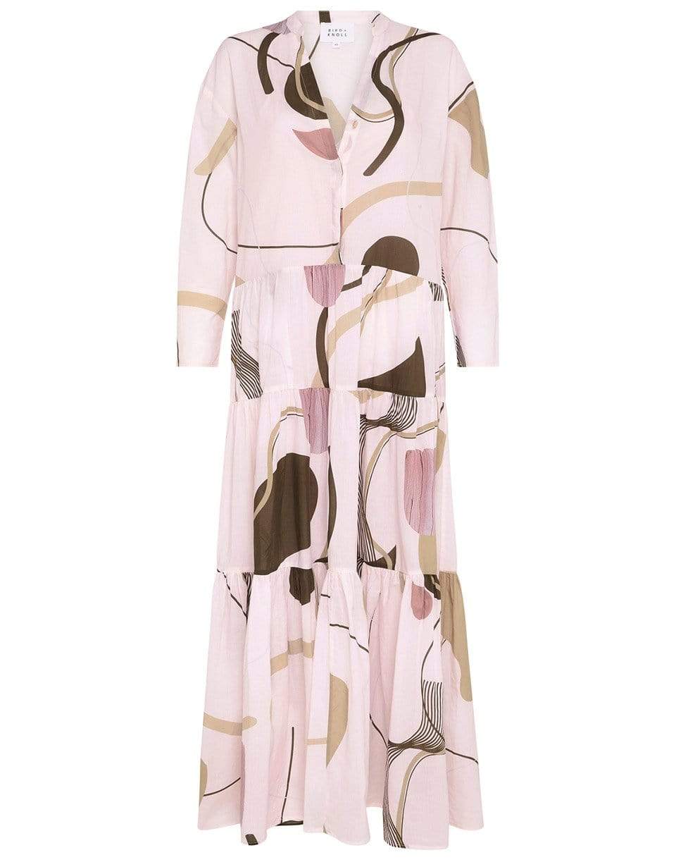 BIRD & KNOLL-Calliope Printed Maxi Dress-