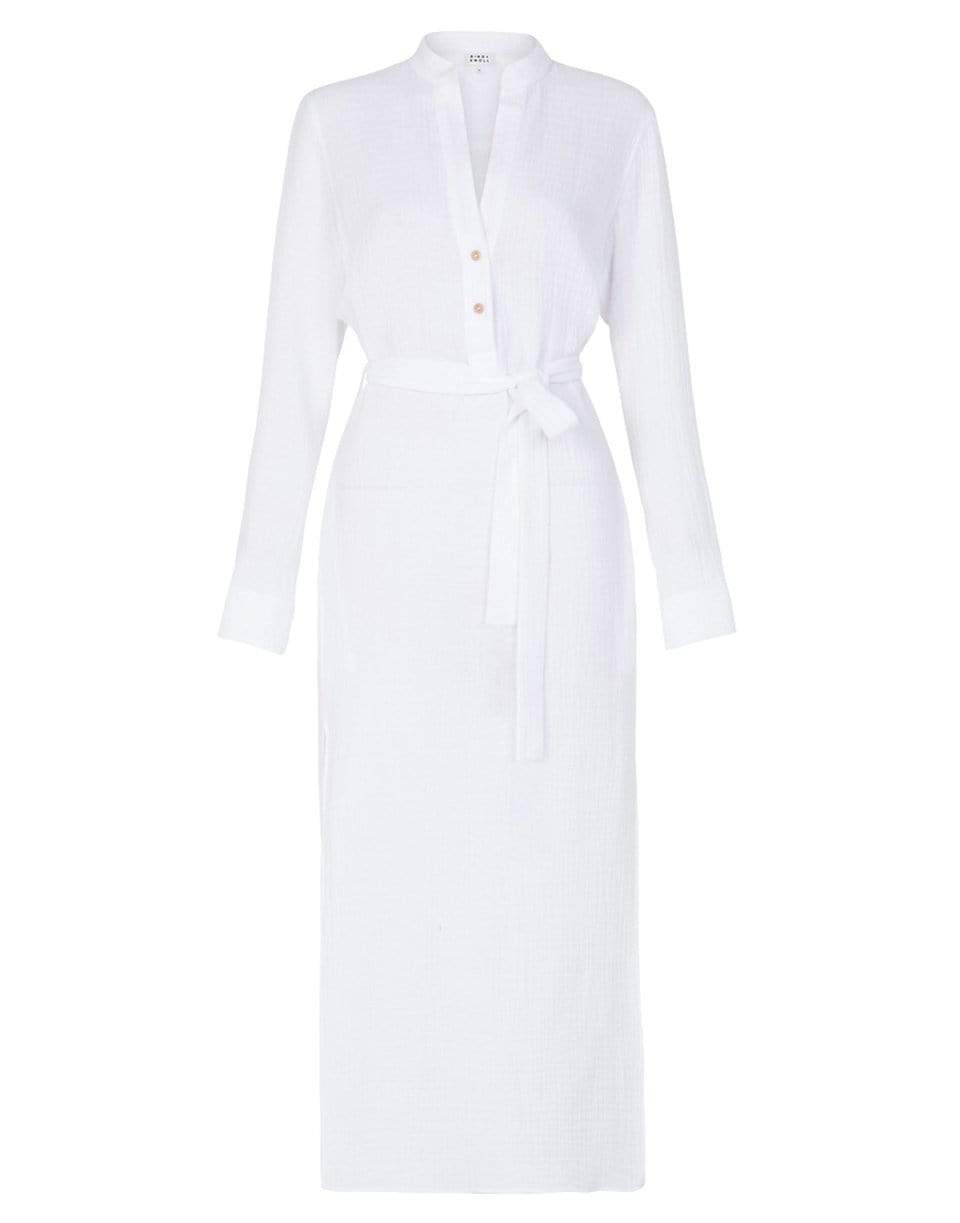 BIRD & KNOLL-Frieda Shirtdress - White-