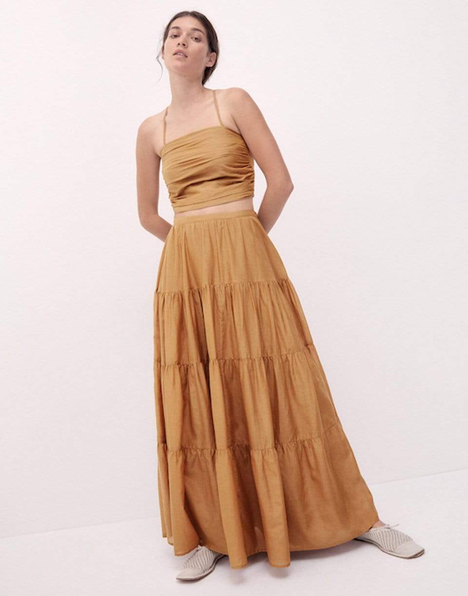 BIRD & KNOLL-Xanthe Tiered Skirt-