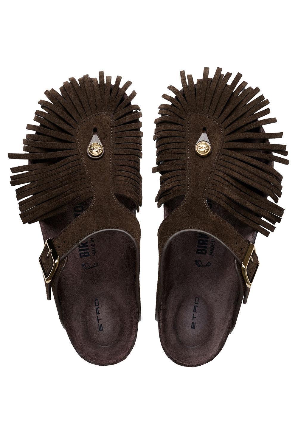 Gizeh Fringe Clog-BROWN-36-SHOEFLAT SHOE-BIRKENSTOCK X ETRO