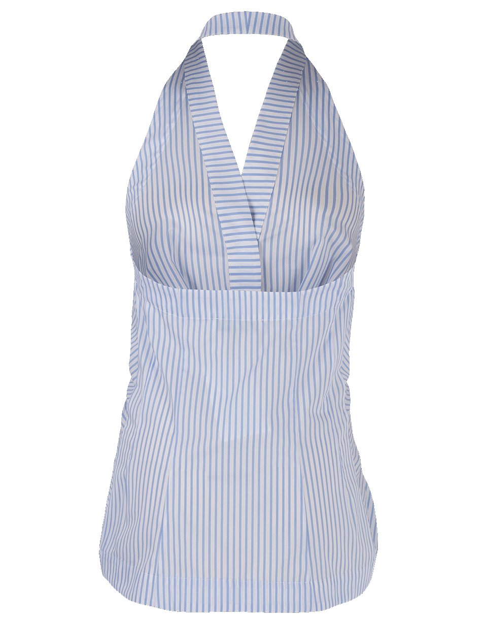 BLUGIRL-Stripe Tie Waist Halter Top-