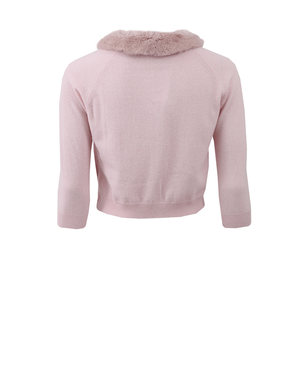 BLUGIRL-Fur Collar Cardigan-