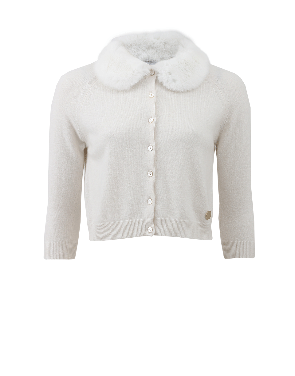 BLUGIRL-Fur Collar Cardigan-