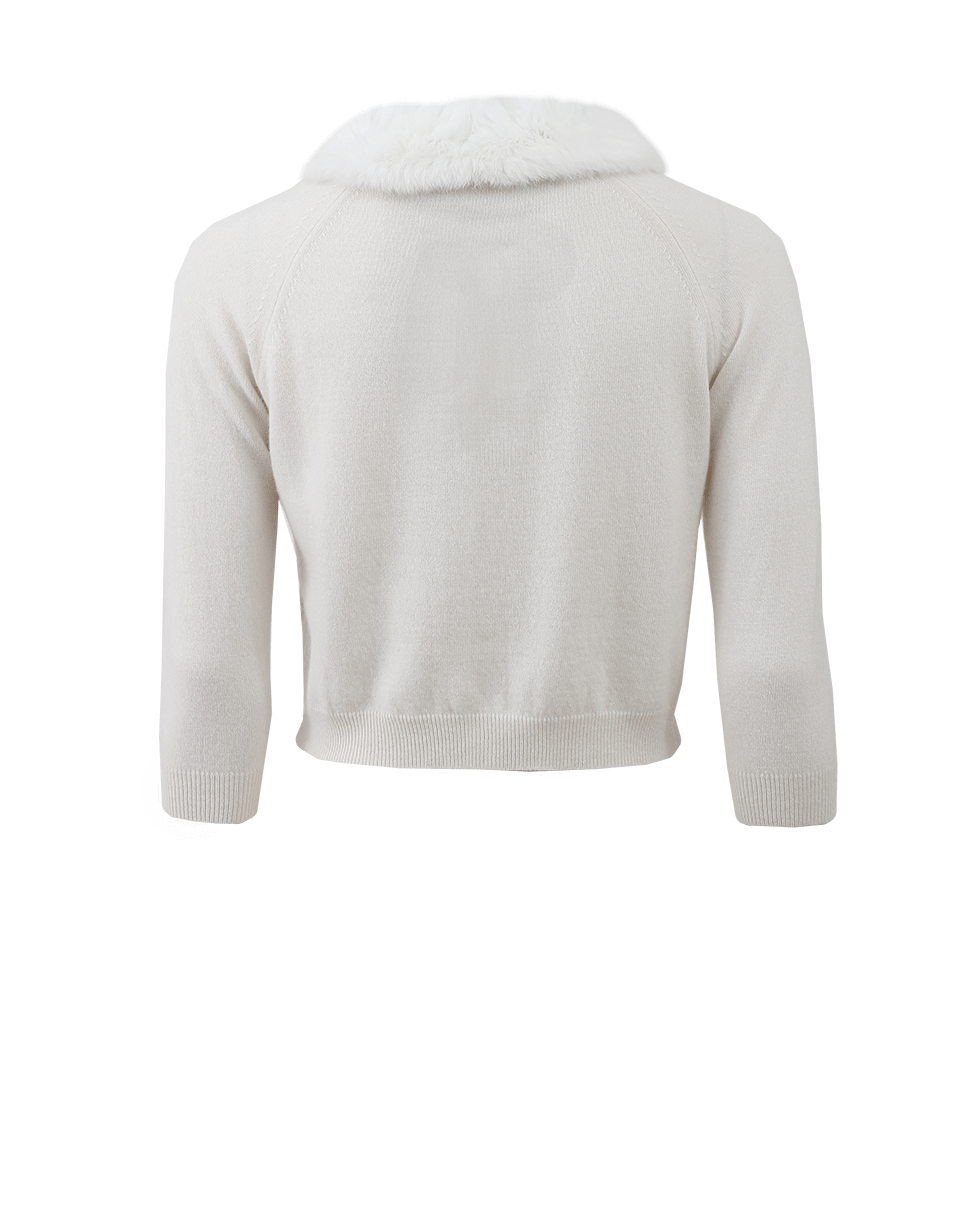 BLUGIRL-Fur Collar Cardigan-