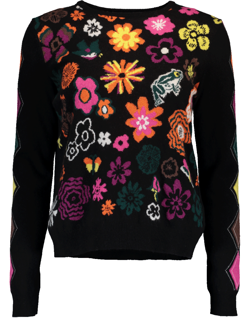 BLUGIRL-Argyle Printed Pullover-