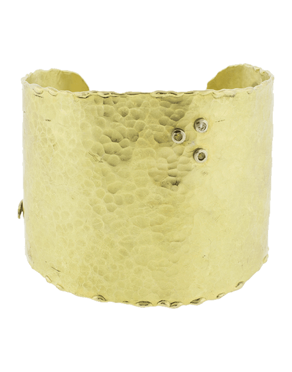 BOAZ KASHI-Wide Cuff-YELLOW GOLD