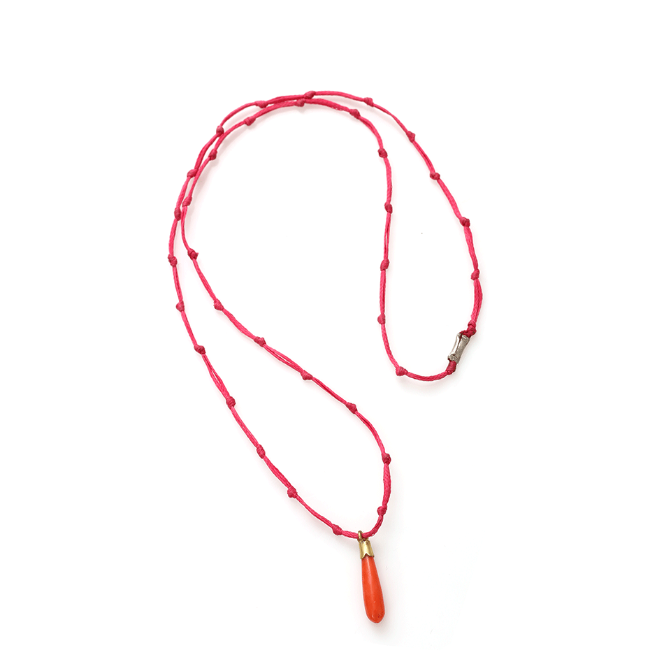 BOAZ KASHI-Kiyojo Coral Necklace-YELLOW GOLD