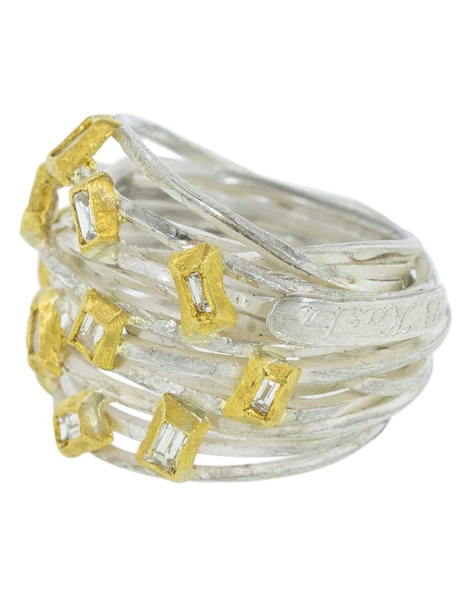 BOAZ KASHI-Diamond Wire Wrap Ring-SS