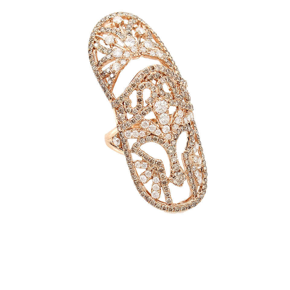 BOCHIC-Pave Nouveau Warrior Ring-ROSE GOLD