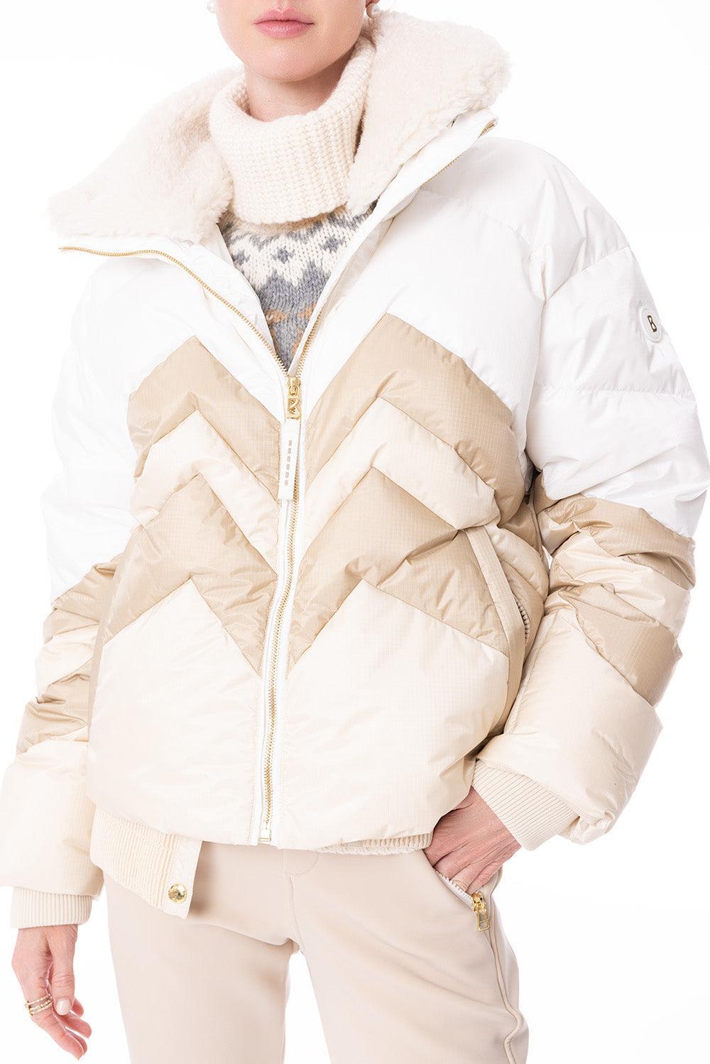 Valea Ski Jacket-OFF WHITE-4-CLOTHINGJACKETCASUAL-BOGNER OF AMERICA