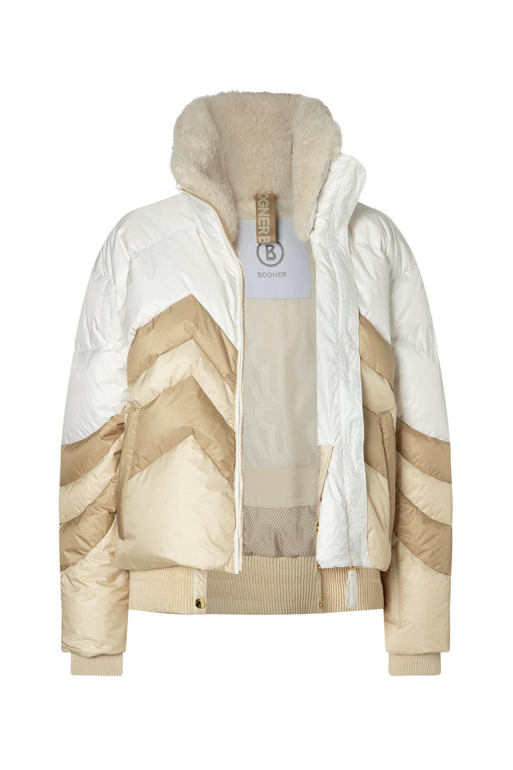 Valea Ski Jacket-OFF WHITE-4-CLOTHINGJACKETCASUAL-BOGNER OF AMERICA