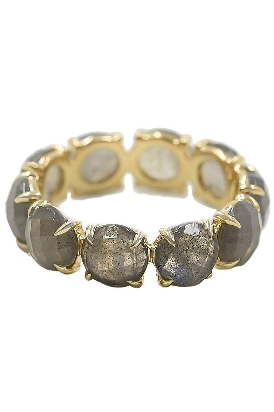 BONDEYE JEWELRY-Labradorite Eternity Band-YELLOW GOLD