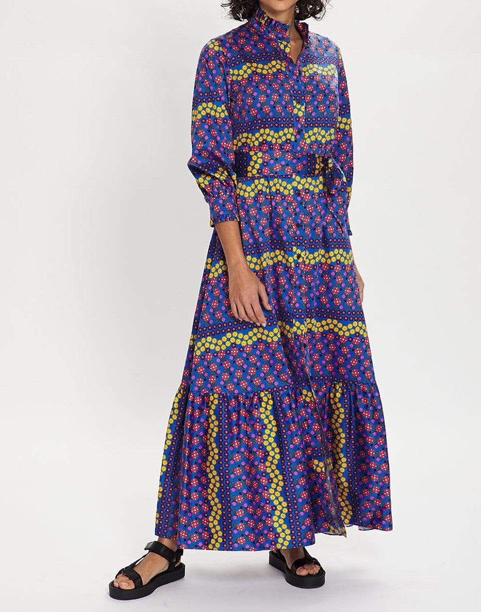 BORGO DE NOR-Demi Floral Long Sleeve Maxi Dress-