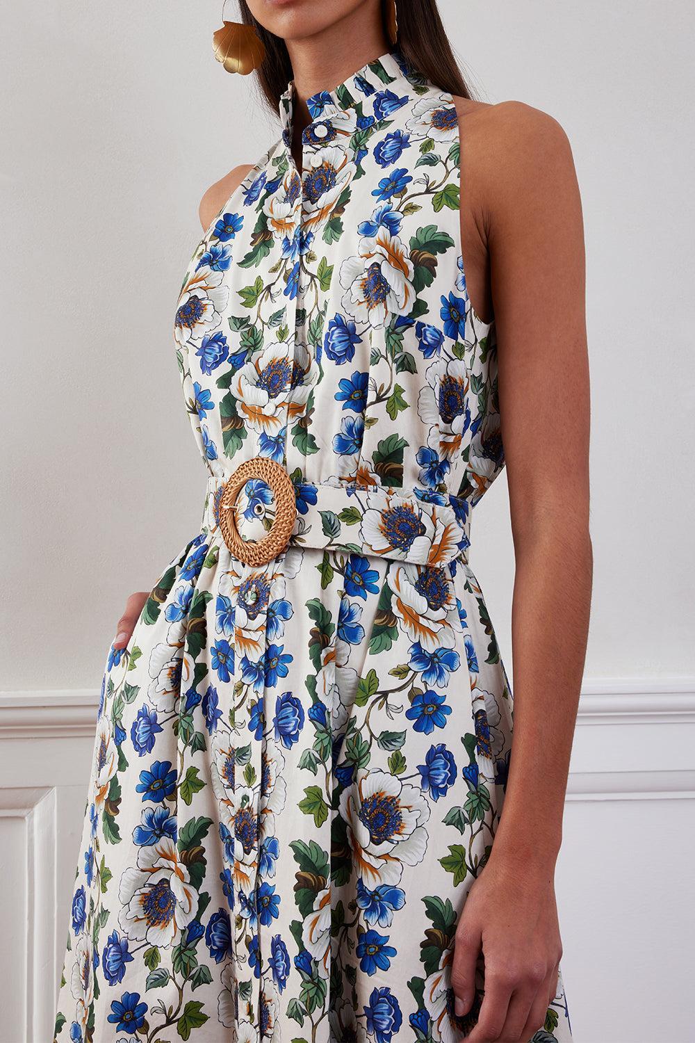 Biba Midi Dress-MGCBLSMC-2-CLOTHINGDRESSCASUAL-BORGO DE NOR