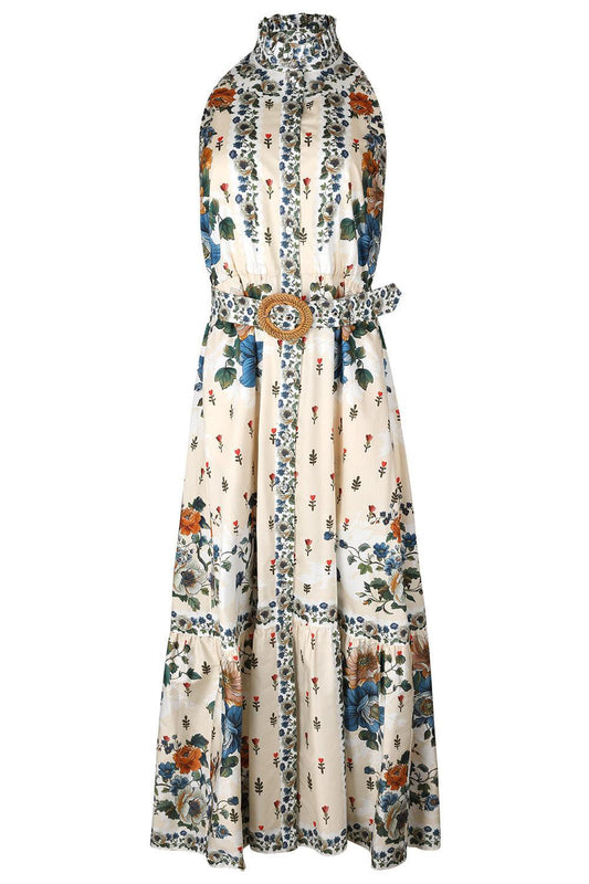 Biba Midi Dress-MGCBLSMC-2-CLOTHINGDRESSCASUAL-BORGO DE NOR