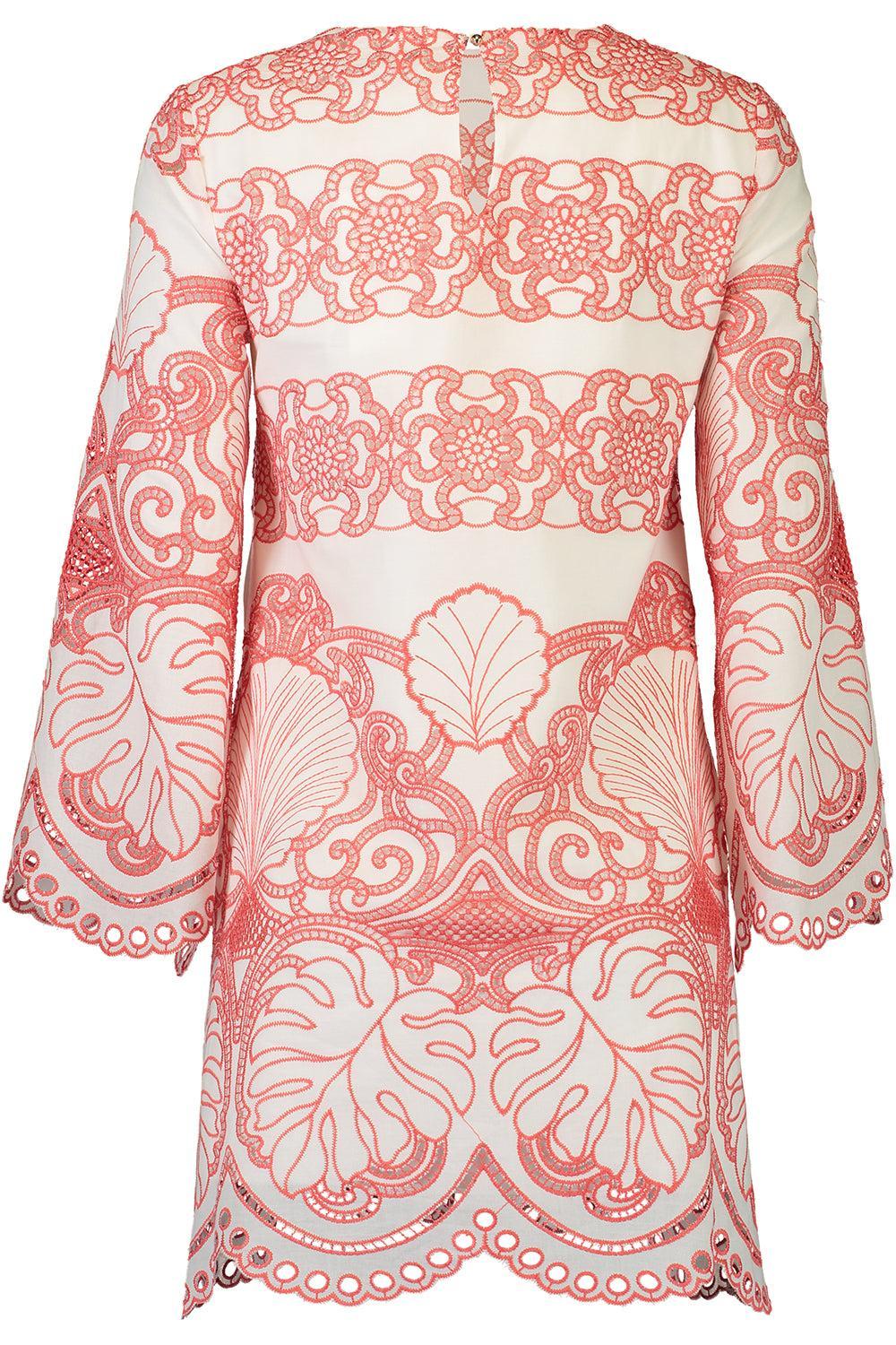 Stevie Dress - White Coral-RED-2-CLOTHINGDRESSCASUAL-BORGO DE NOR