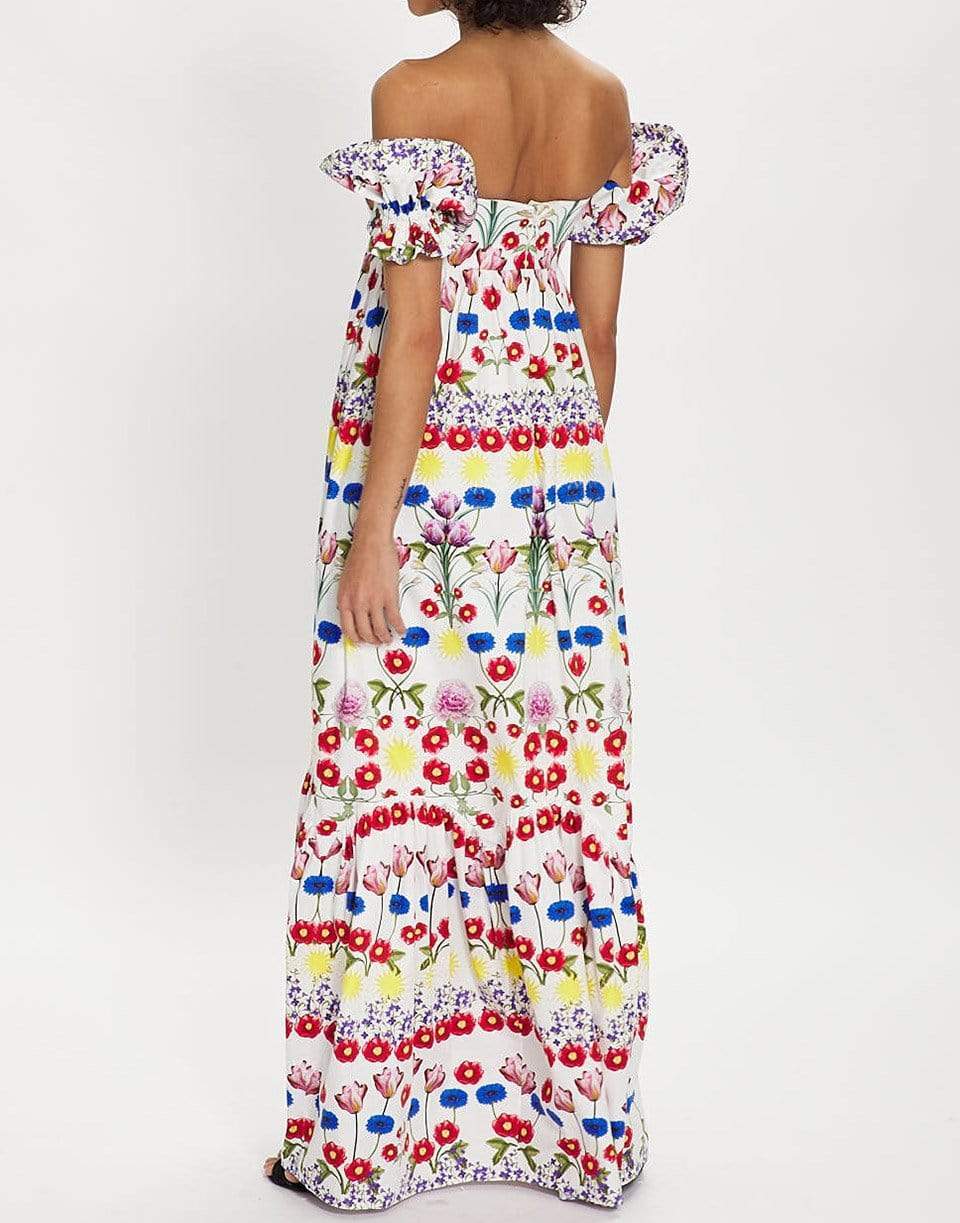 BORGO DE NOR-Antigone Off Shoulder Printed Maxi Dress-
