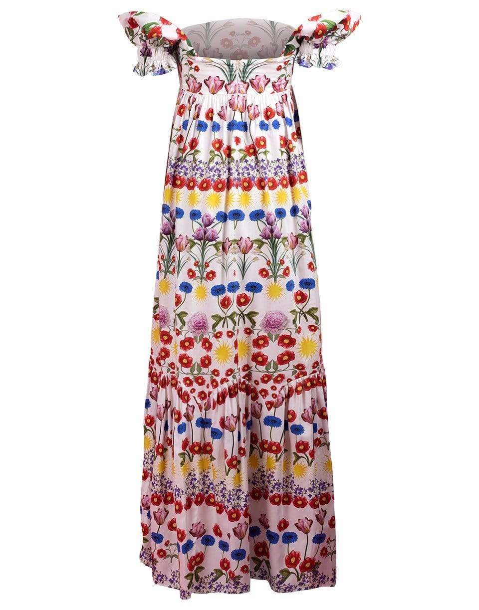 BORGO DE NOR-Antigone Off Shoulder Printed Maxi Dress-