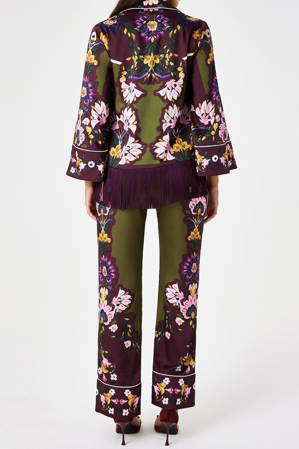 Calliope Fringe Jacket-FLORAL-2-CLOTHINGJACKETCASUAL-BORGO DE NOR