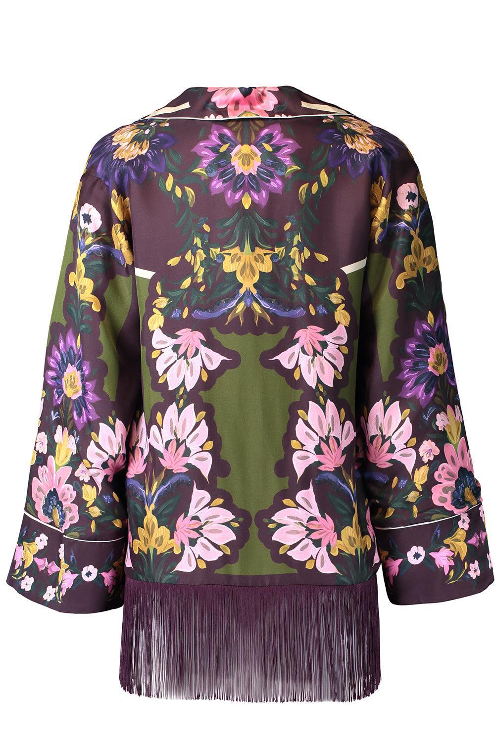 Calliope Fringe Jacket-FLORAL-2-CLOTHINGJACKETCASUAL-BORGO DE NOR