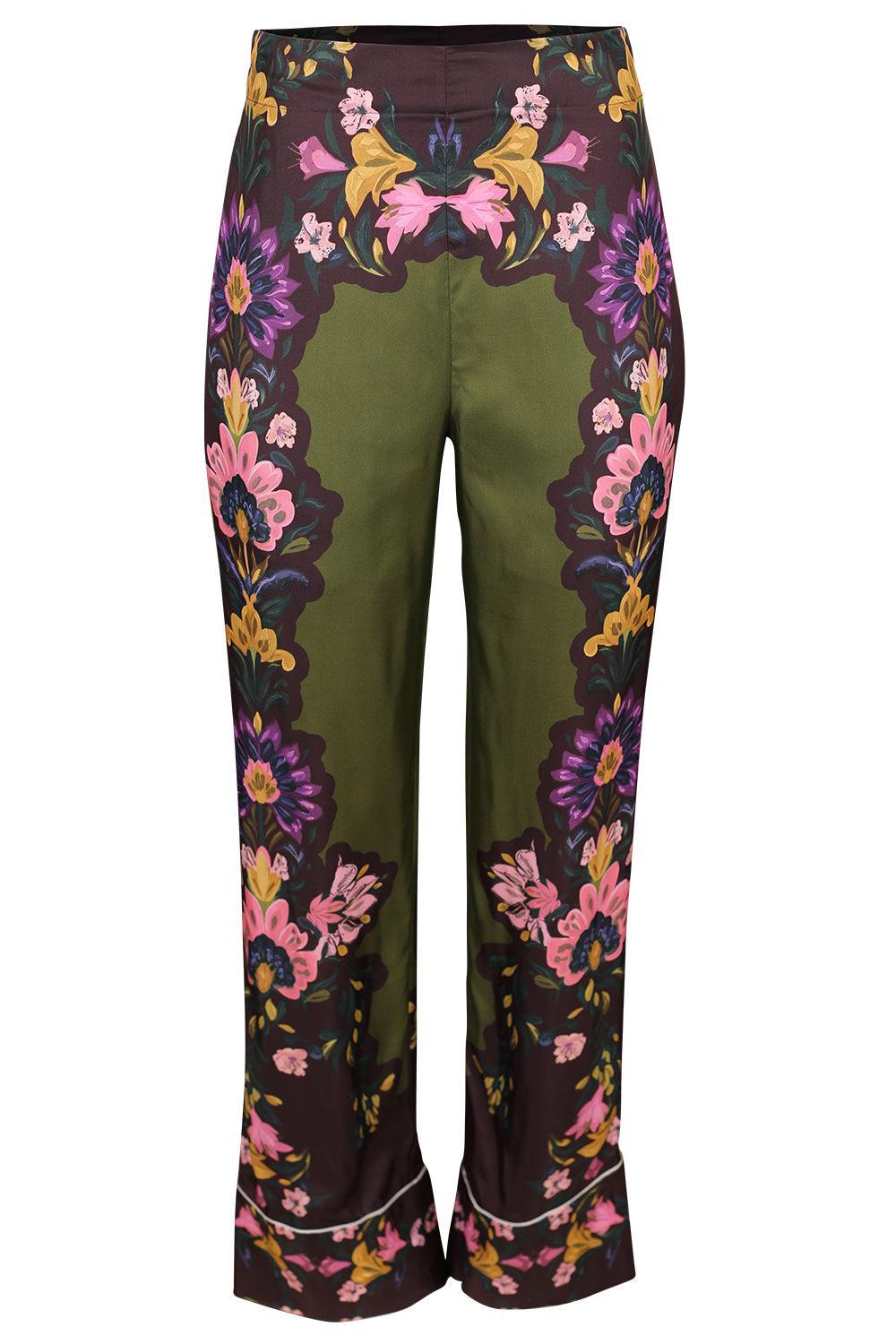 Havana Trouser - Ambra Florita-FLORAL-2-CLOTHINGPANTSLIM FIT-BORGO DE NOR