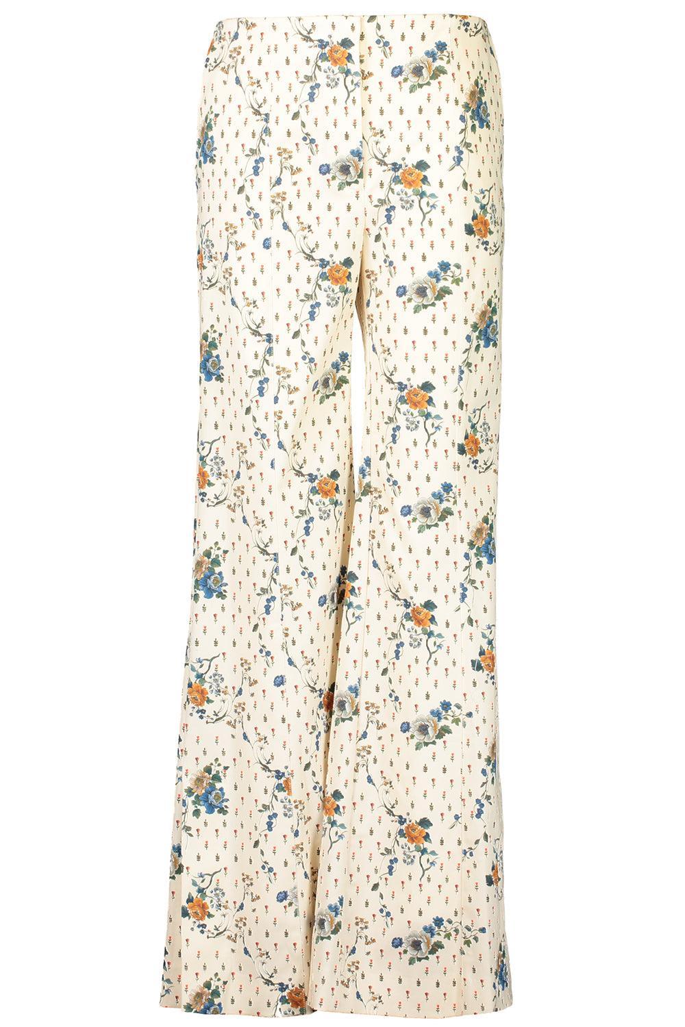Morgan Twill Trouser-FLORLCRM-4-CLOTHINGPANTWIDE LEG-BORGO DE NOR