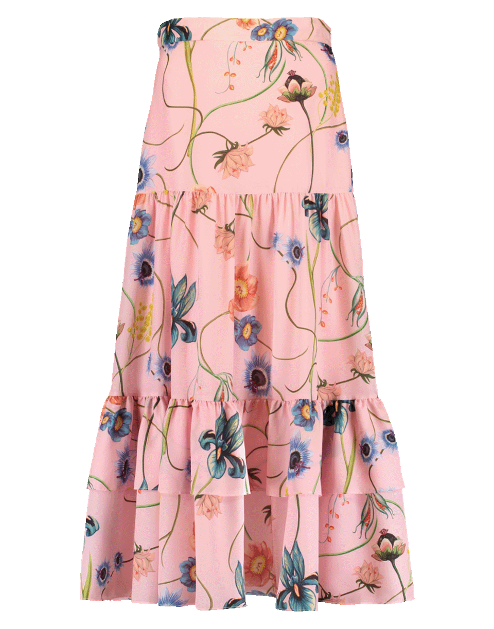 BORGO DE NOR-Emme Crepe Vintage Flower Skirt-